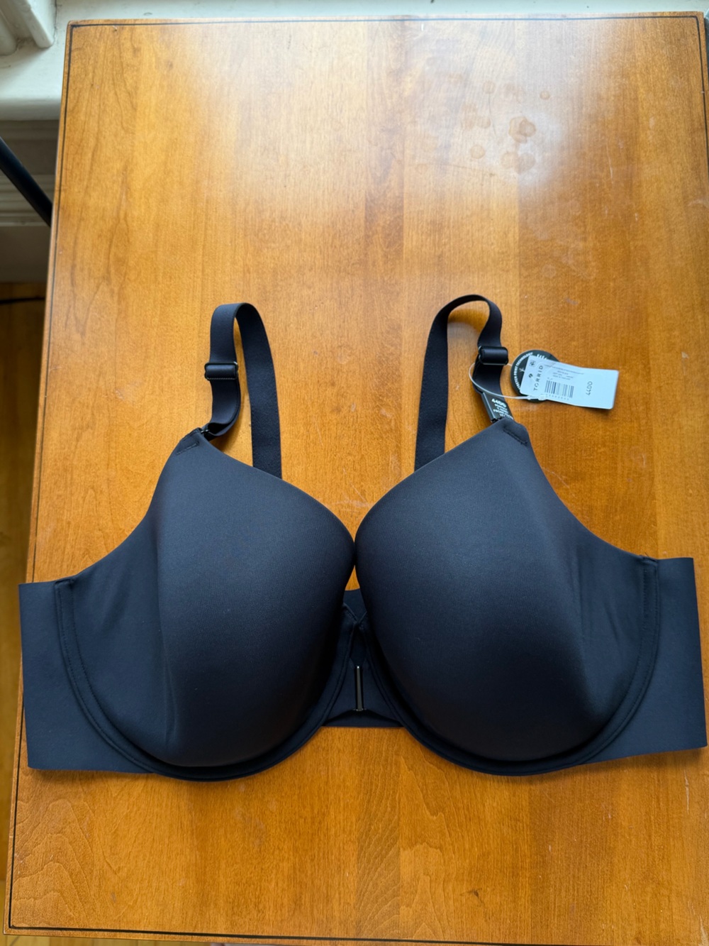 torrid Black T-Shirt Bra with Adjustable Straps